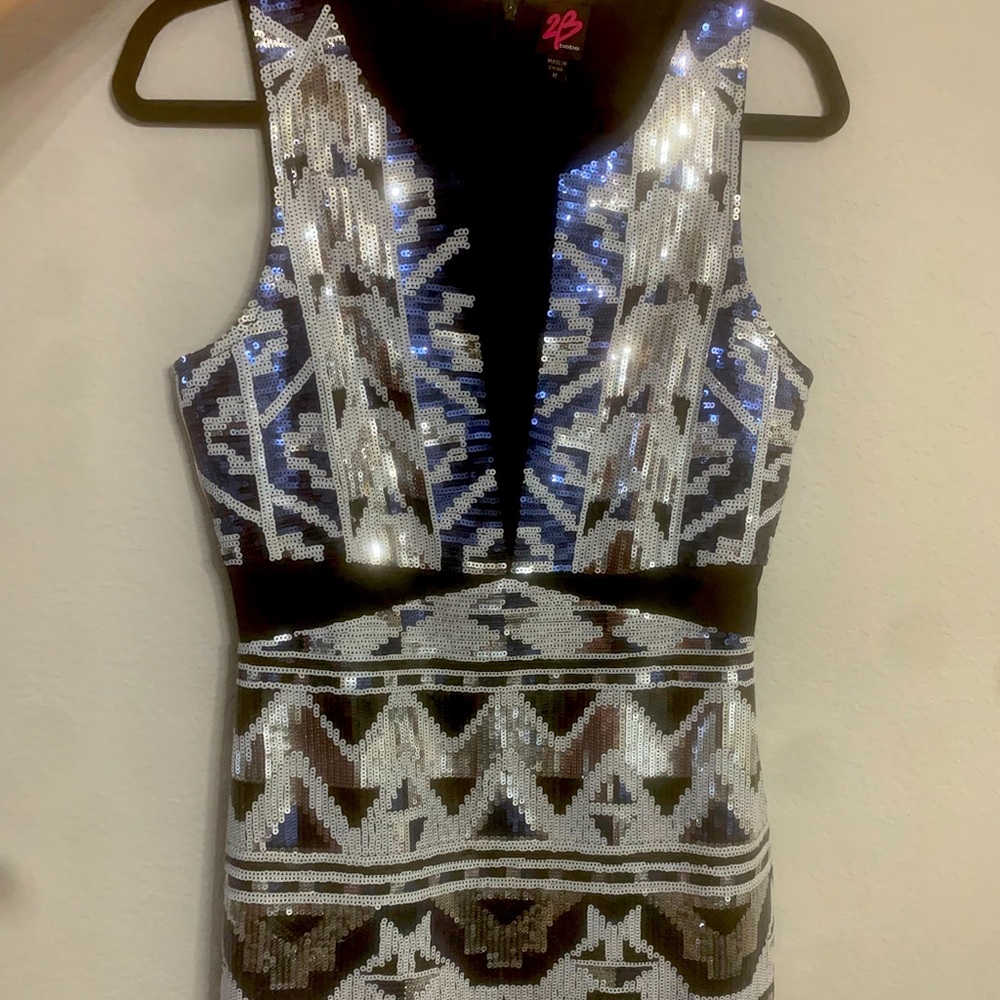 2B Bebe sequin dress